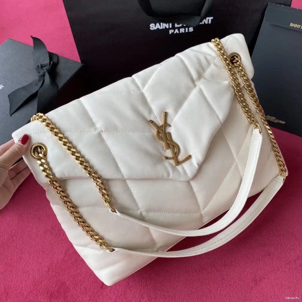 QUILTED MEDIUM IN LAMBSKIN YSL PUFFER BAG 0621